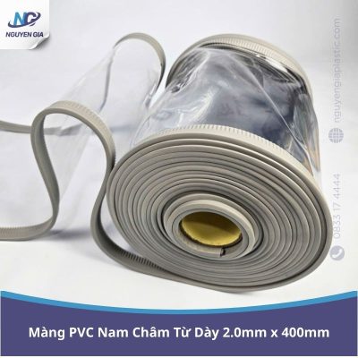 Màng Nhựa PVC Nam Châm Từ Dày 2.0mm x 400mm